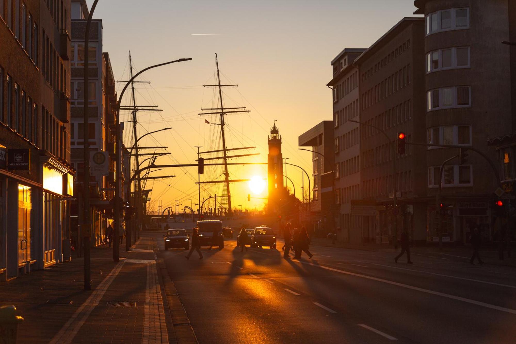 Koje Neun I Apartment Im Zentrum Mit Hafenblick Bremerhaven Eksteriør billede